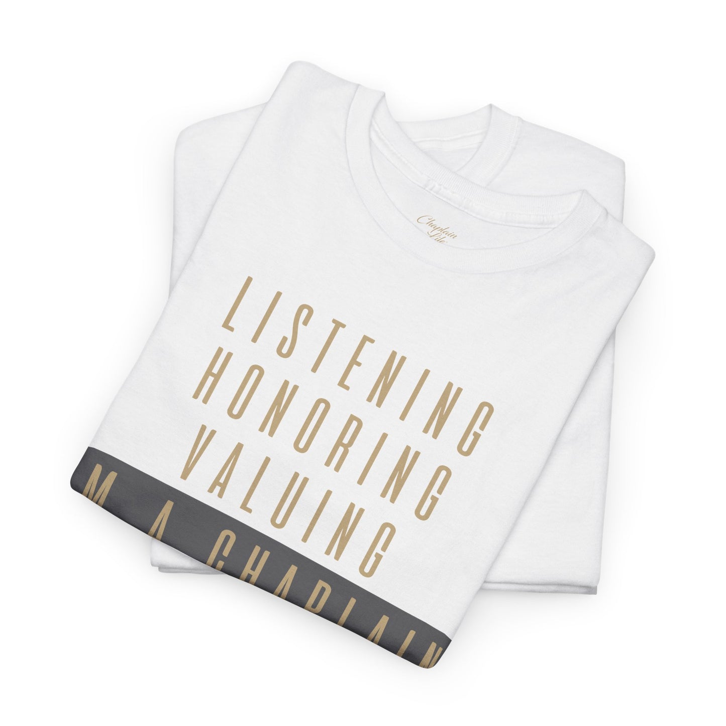 Chaplain Attributes T-Shirt - Unisex Heavy Cotton Tee by Chaplain Life®
