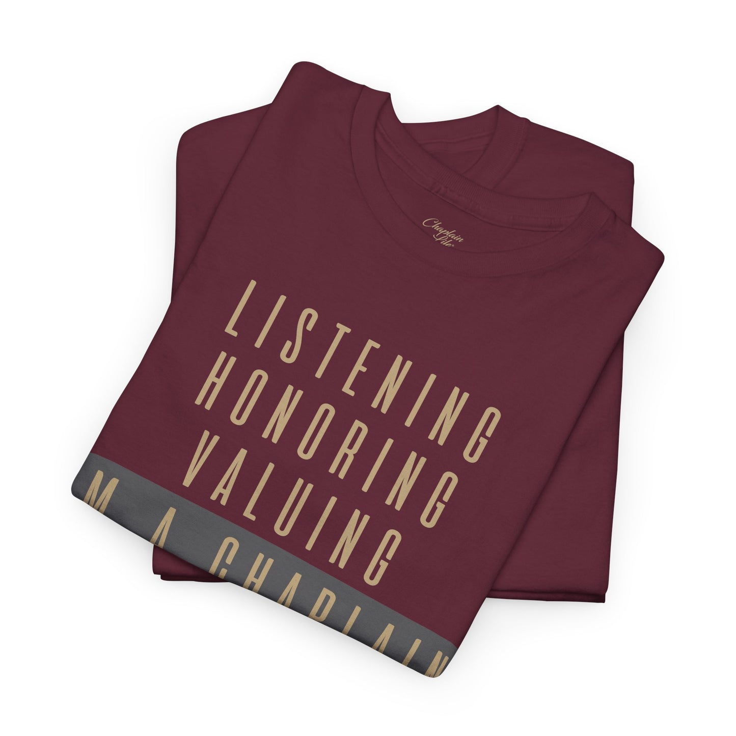 Chaplain Attributes T-Shirt - Unisex Heavy Cotton Tee by Chaplain Life®