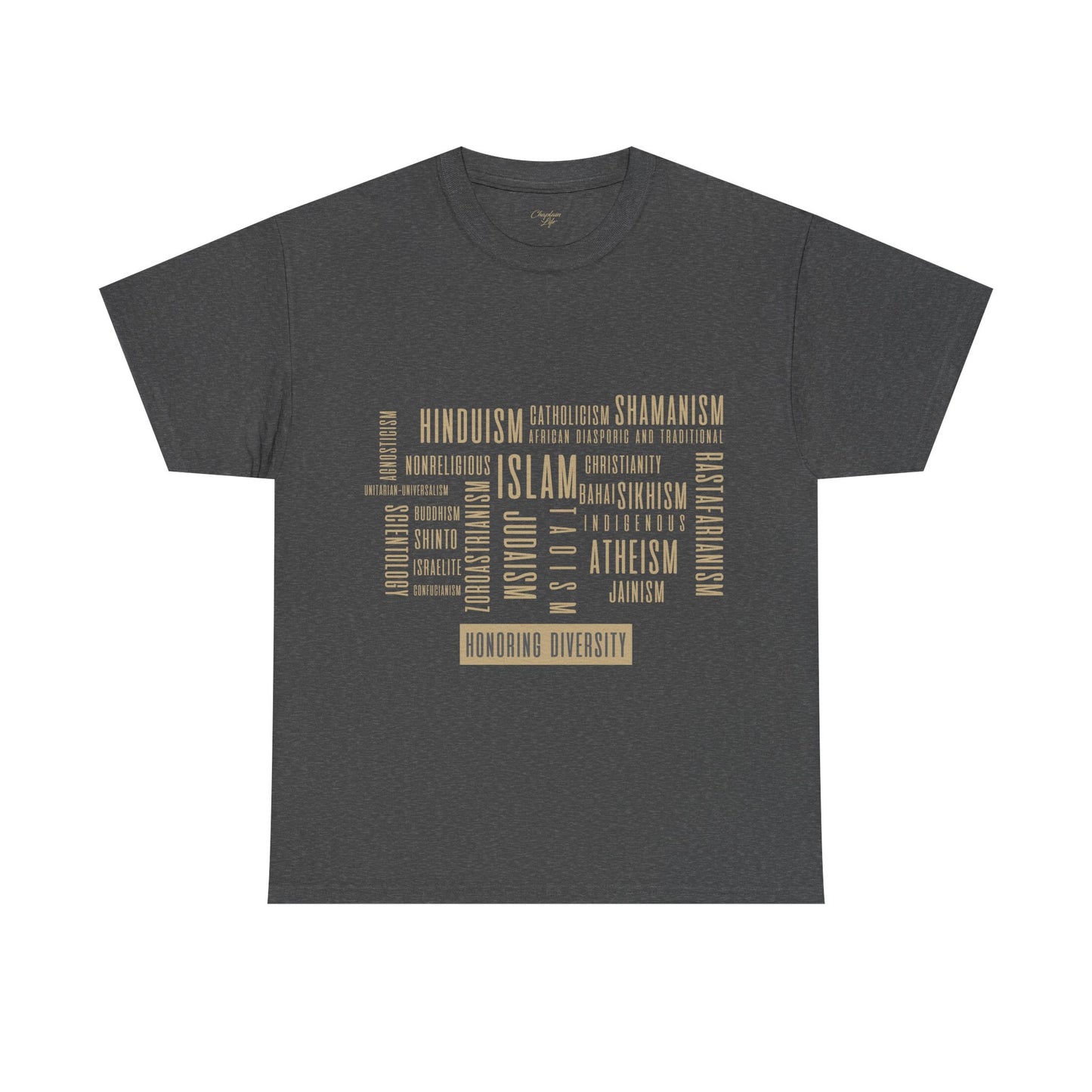 World Faith Diversity T-Shirt - by Chaplain Life®