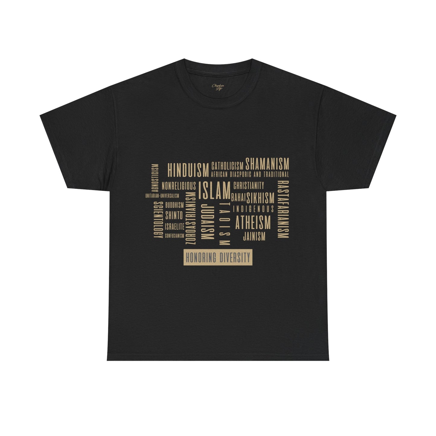World Faith Diversity T-Shirt - by Chaplain Life®