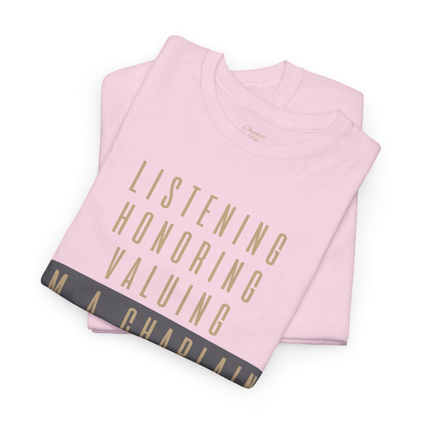 Chaplain Attributes T-Shirt - Unisex Heavy Cotton Tee by Chaplain Life®
