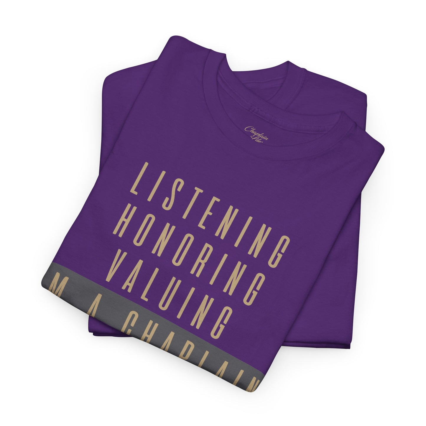 Chaplain Attributes T-Shirt - Unisex Heavy Cotton Tee by Chaplain Life®