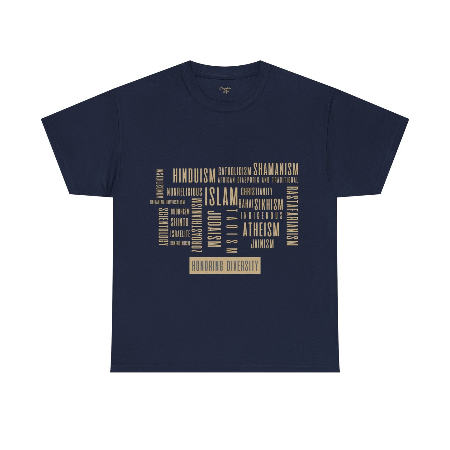 World Faith Diversity T-Shirt - by Chaplain Life®