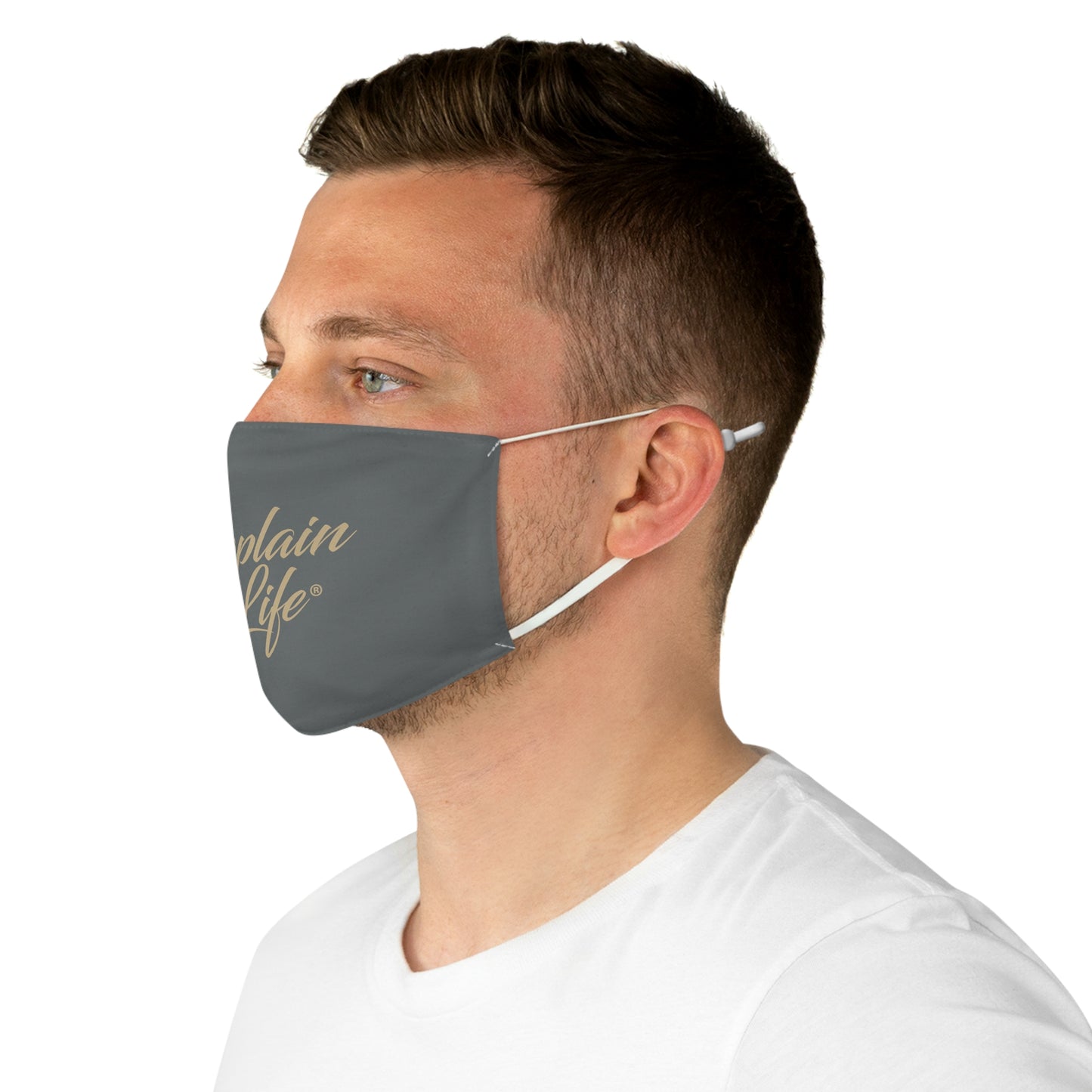 Face Mask, Gray. Chaplain Gifts by Chaplain Life®!