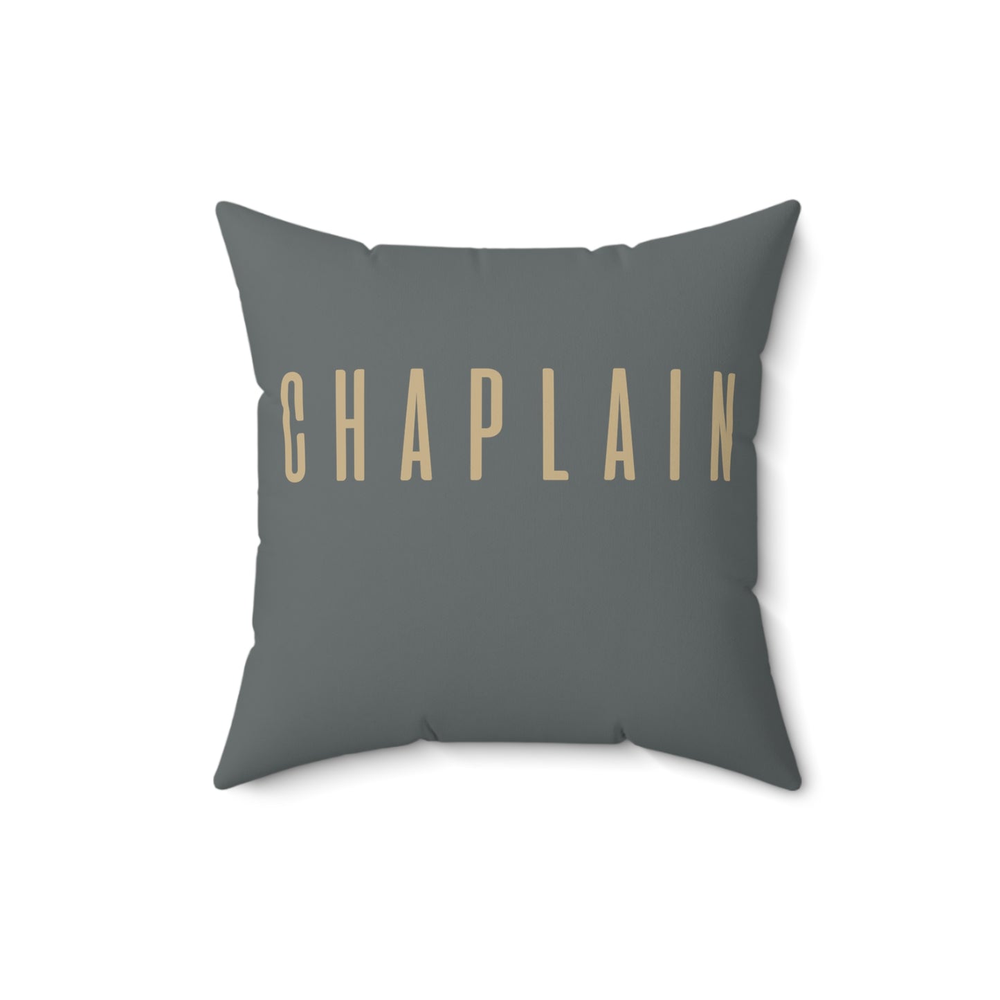 The Chaplain's Pillow, Gray. Chaplain Gifts by Chaplain Life®
