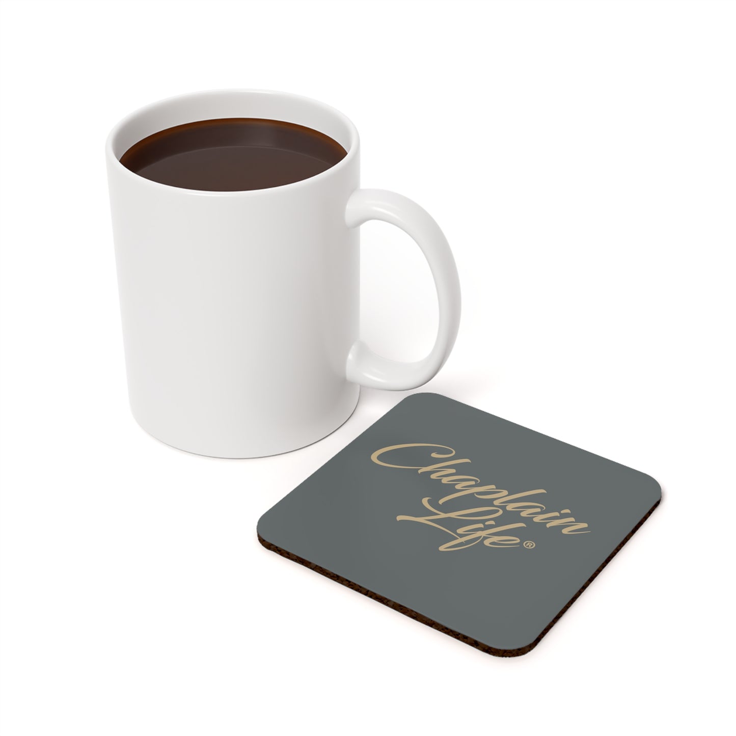 Cork Back Chaplain Life® Coaster, Gifts for Chaplains