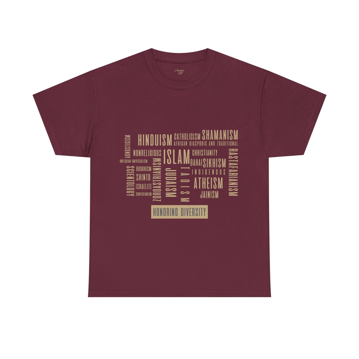 World Faith Diversity T-Shirt - by Chaplain Life®