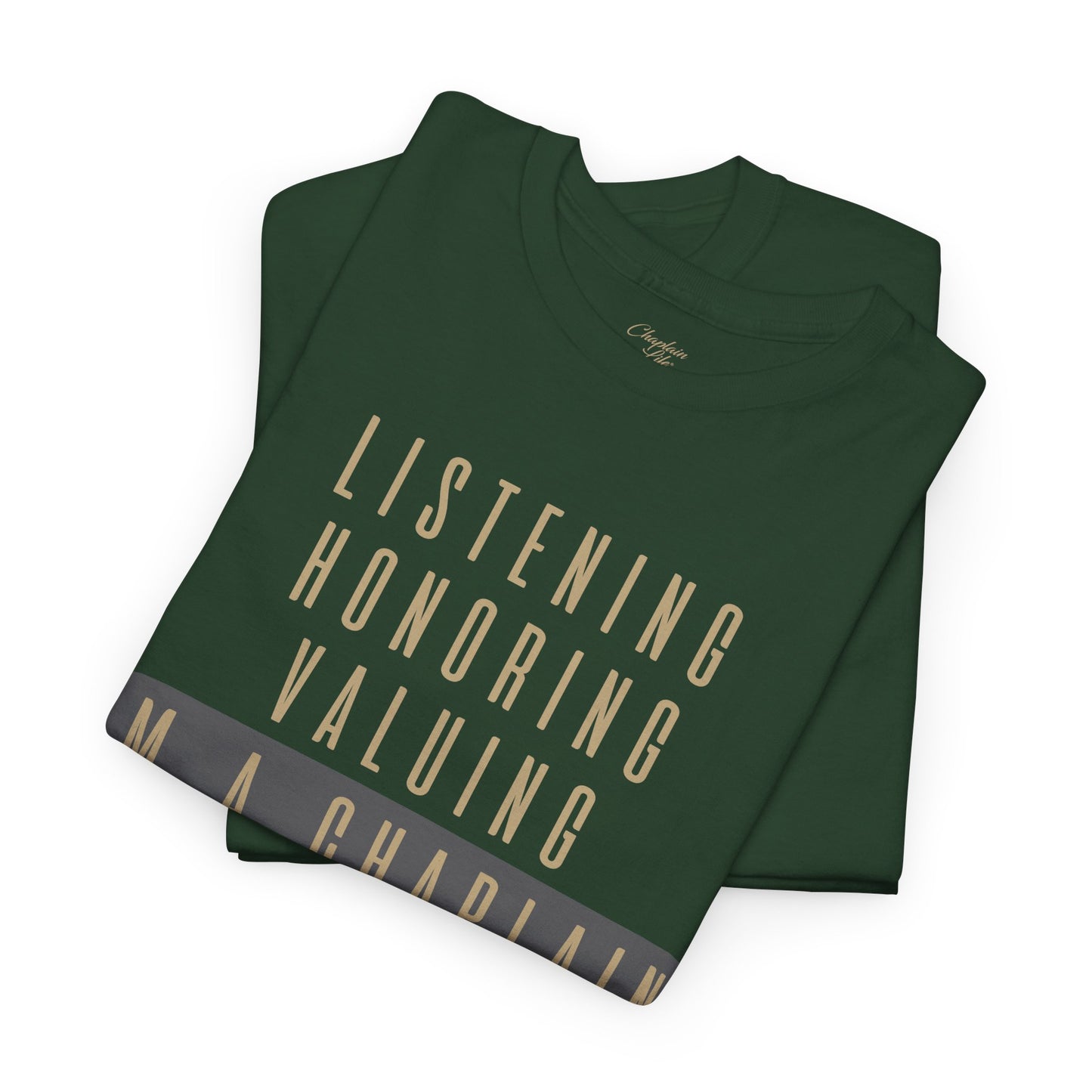 Chaplain Attributes T-Shirt - Unisex Heavy Cotton Tee by Chaplain Life®
