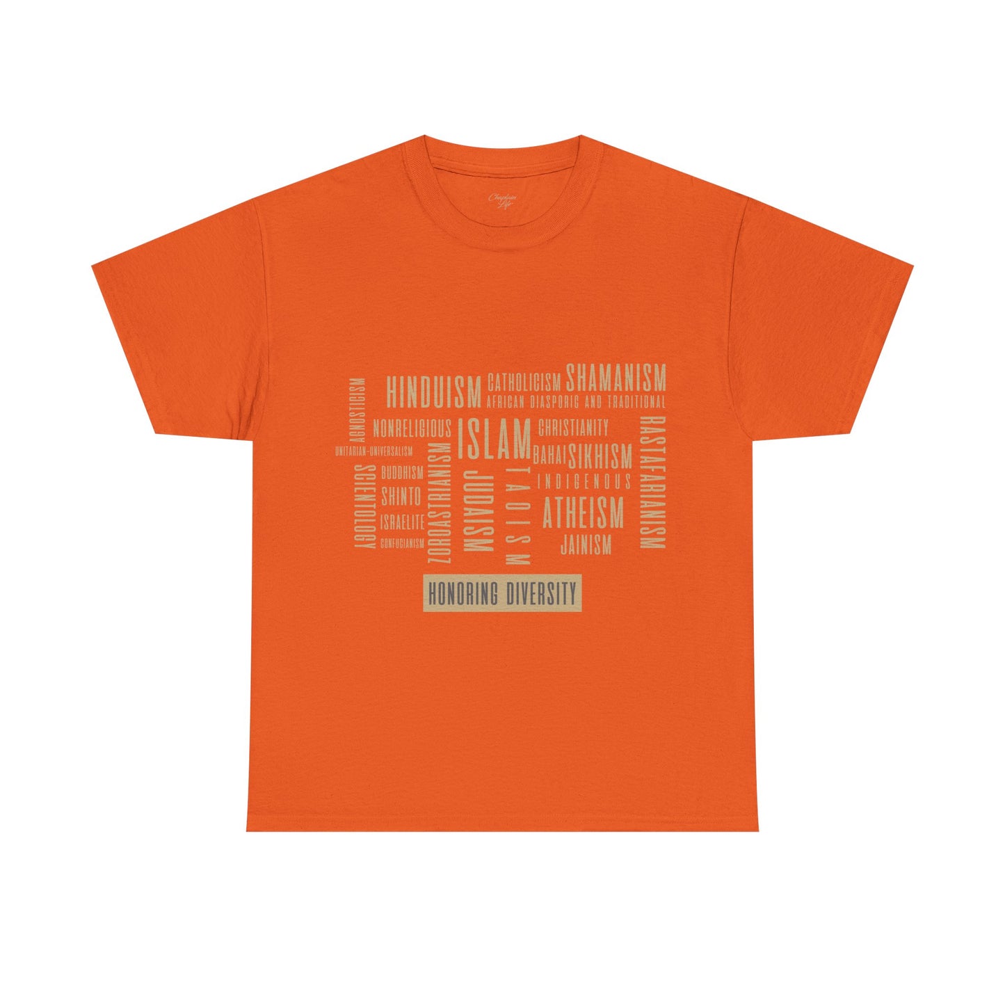 World Faith Diversity T-Shirt - by Chaplain Life®