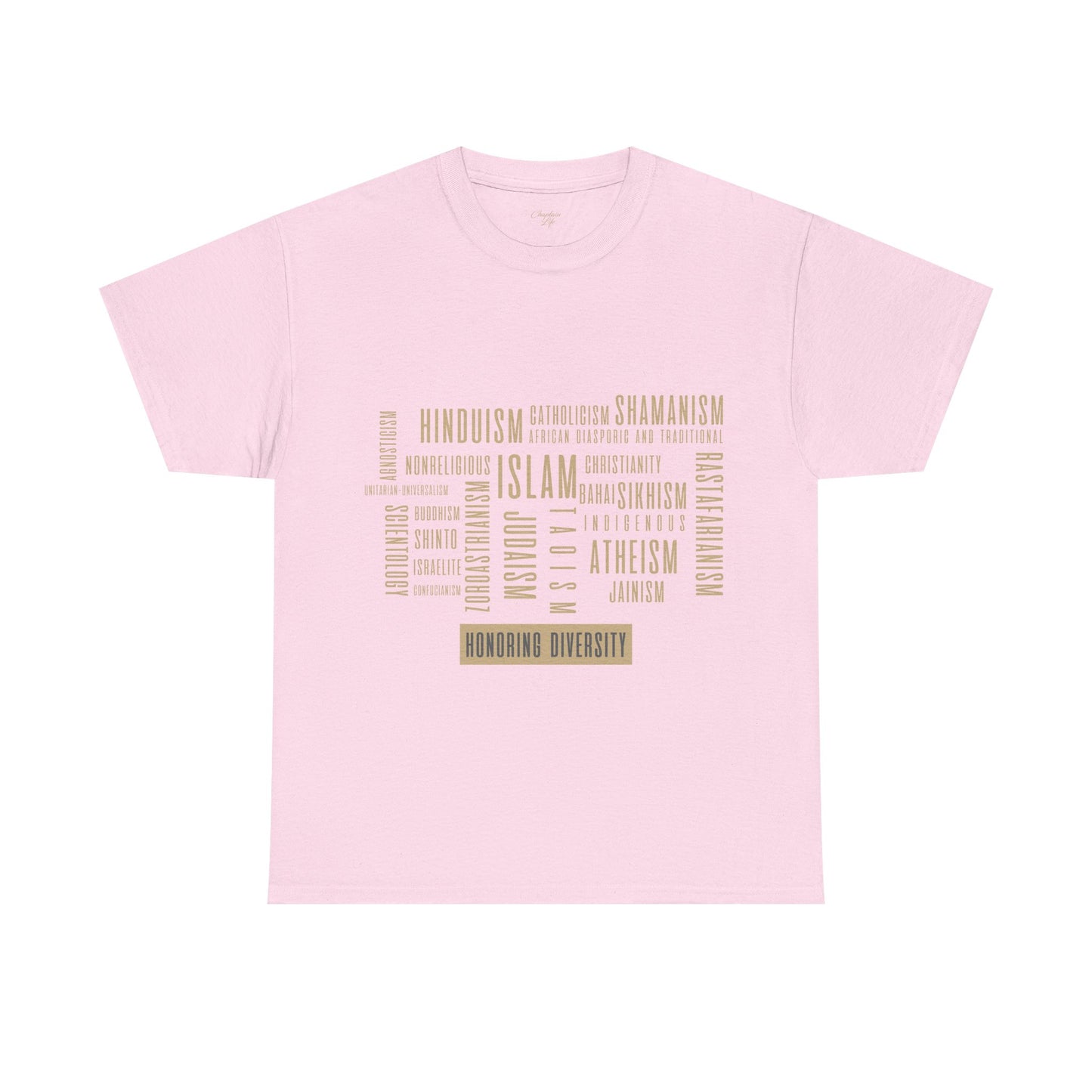 World Faith Diversity T-Shirt - by Chaplain Life®