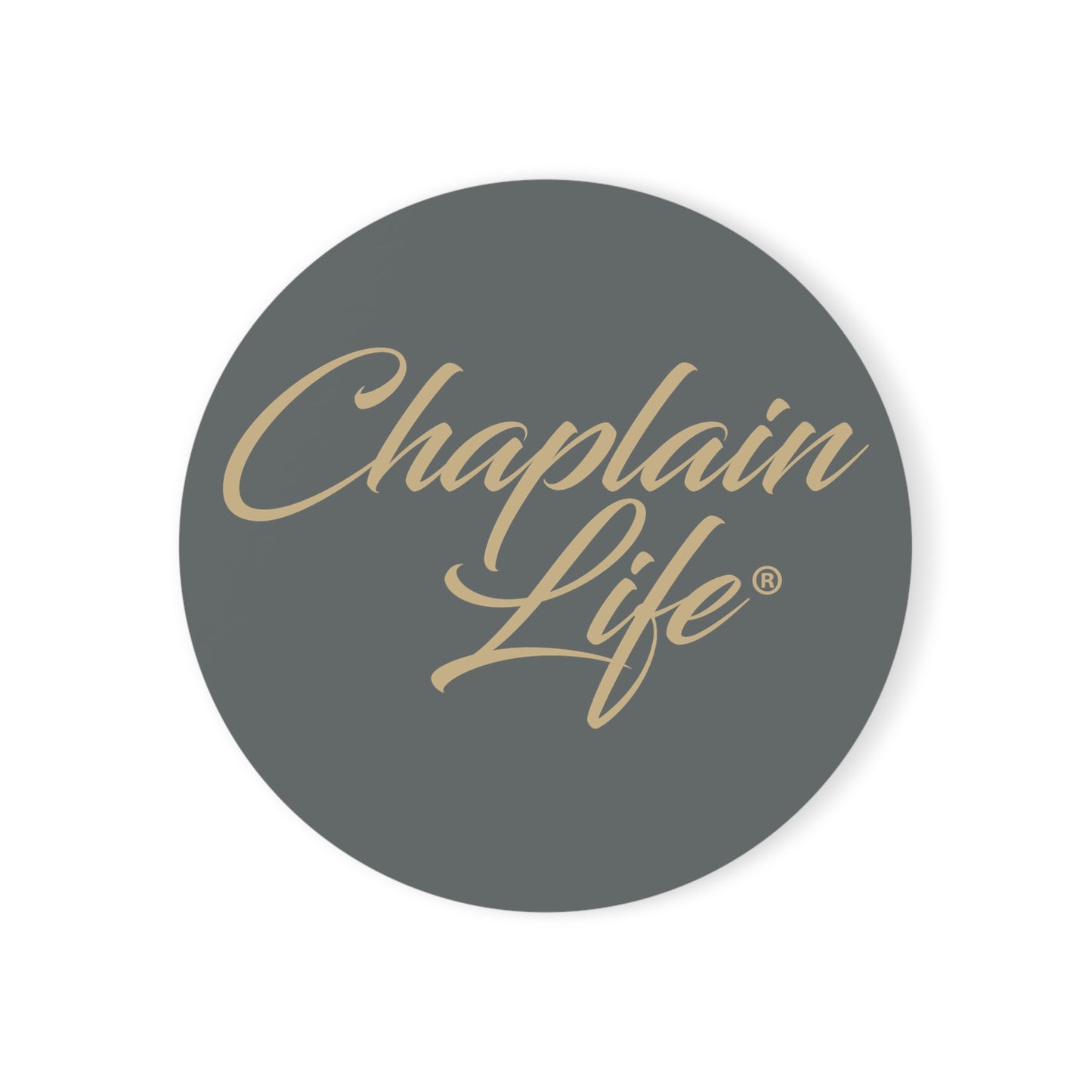 Cork Back Chaplain Life® Coaster, Gifts for Chaplains