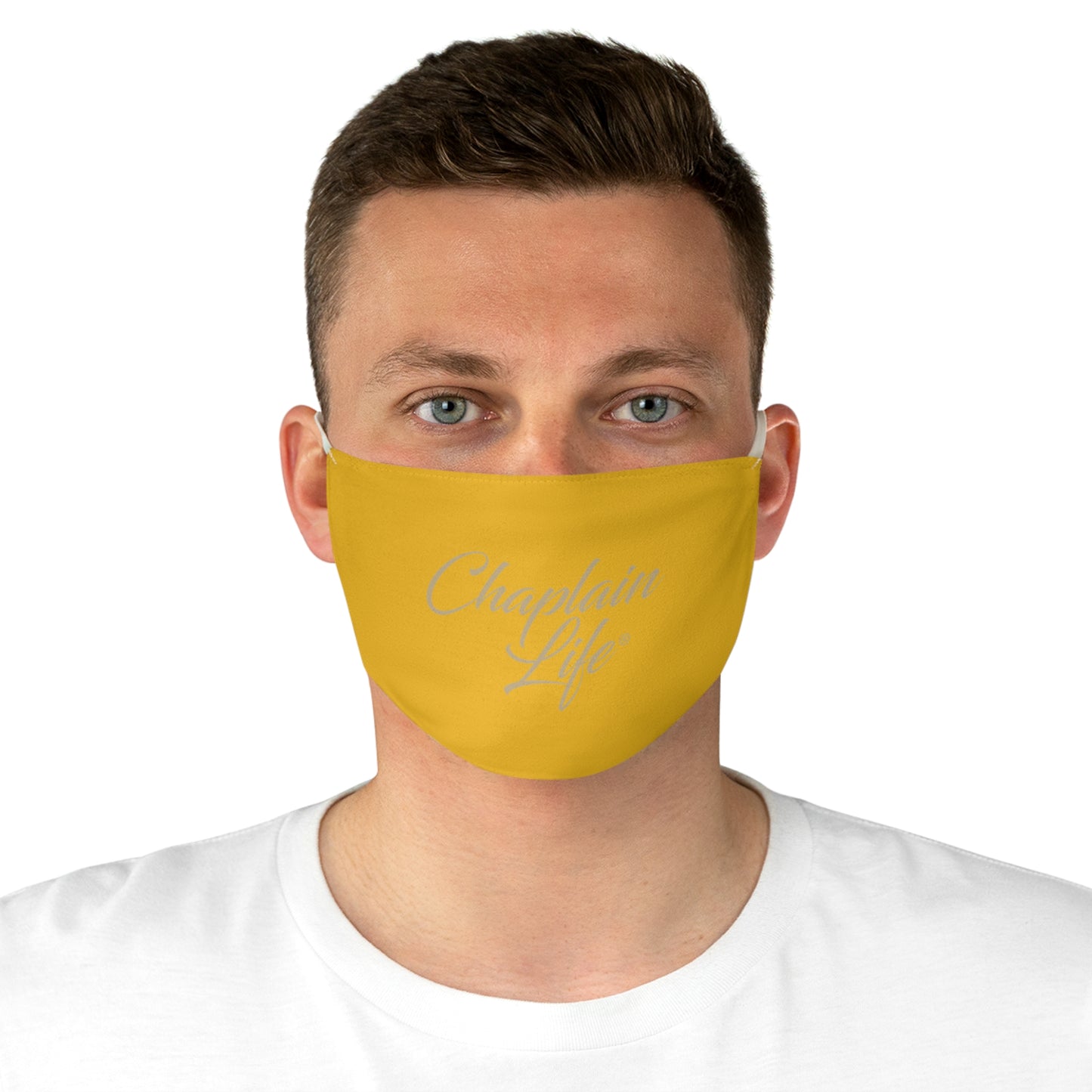 Chaplain Life® Fabric Face Mask, Golden.