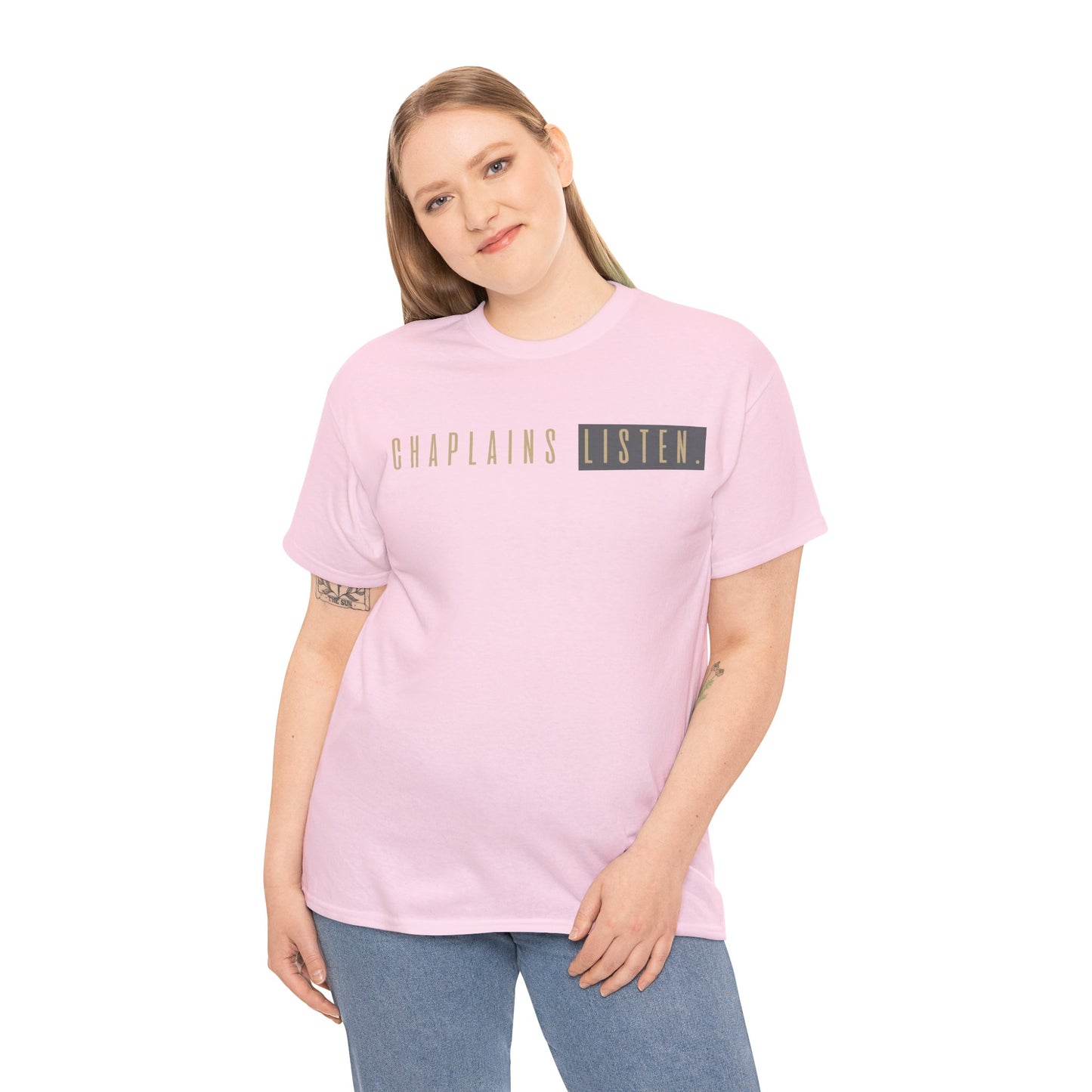Chaplains Listen Tee - Unisex Heavy Cotton