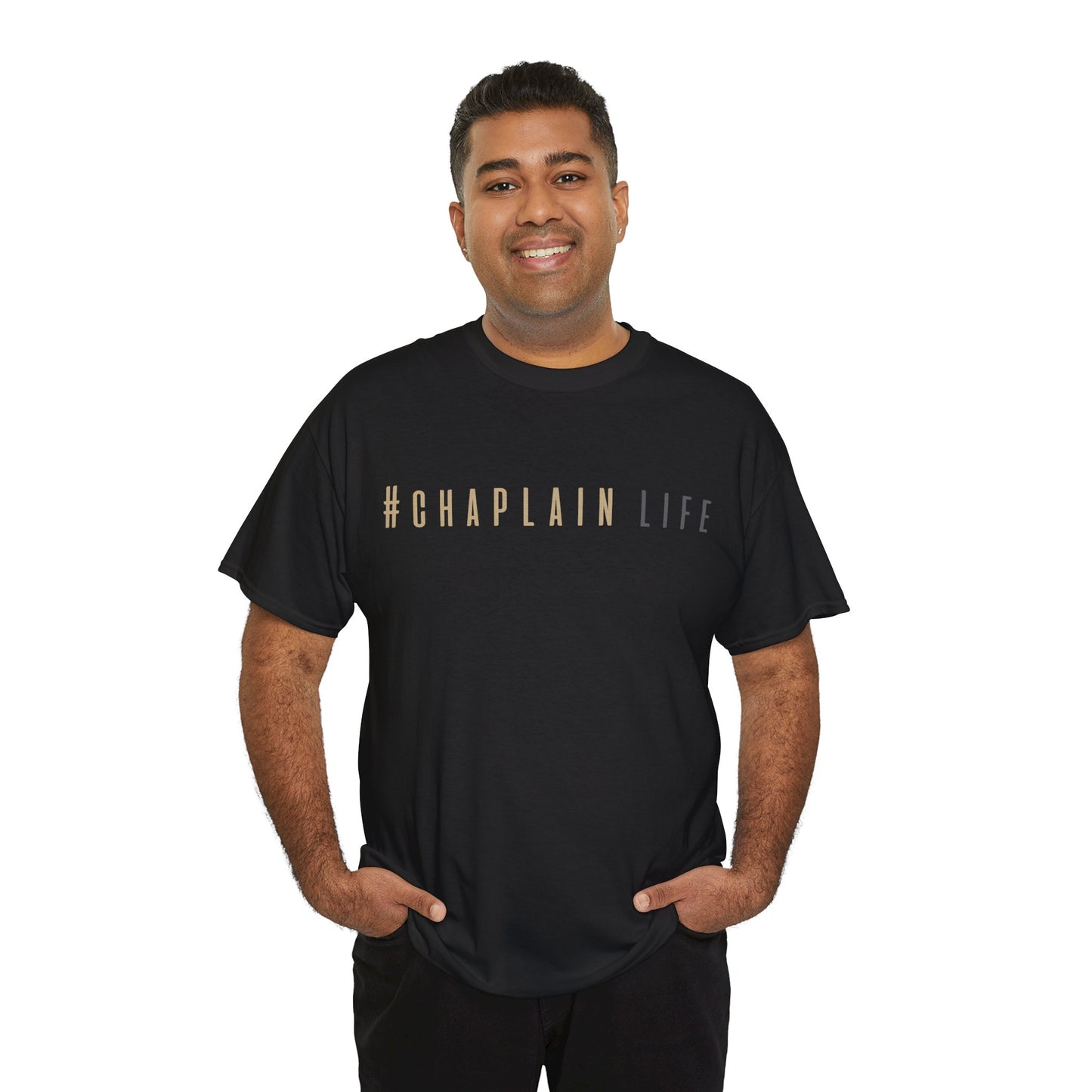 #Chaplain Life Hashtag Tee 1  by Chaplain Life®