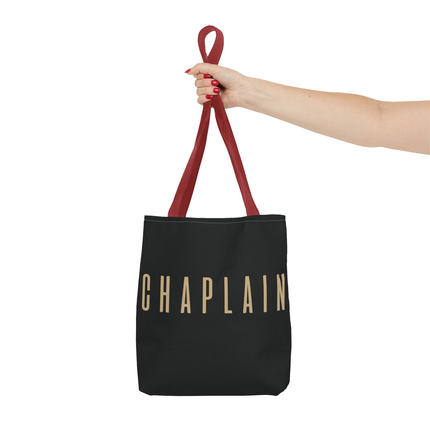 Chaplain Tote Bag — Black Gold Minimalist Carryall