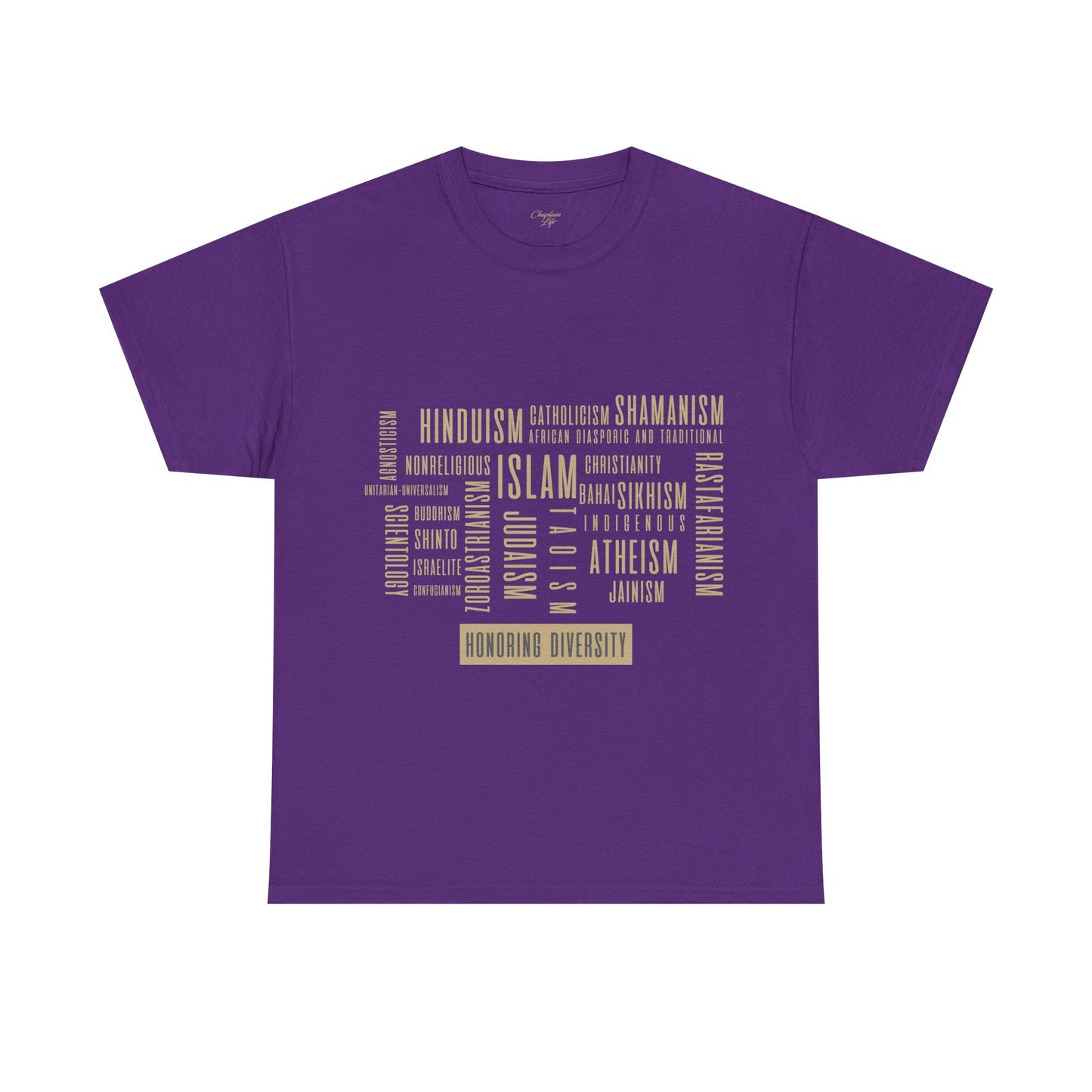 World Faith Diversity T-Shirt - by Chaplain Life®