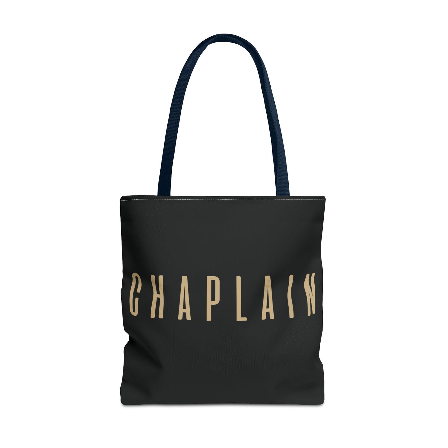 Chaplain Tote Bag — Black Gold Minimalist Carryall