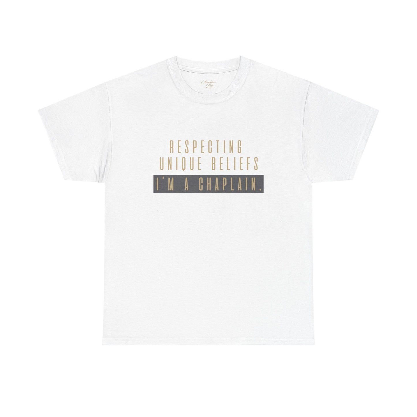 Respecting Unique Beliefs Tee - by Chaplain Life®