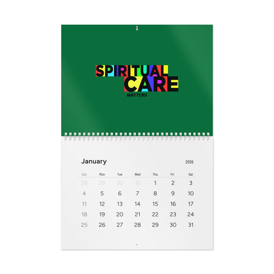 Spiritual Care 2026 Wall Calendar – Inspirational Chaplain Quotes & Monthly Planner