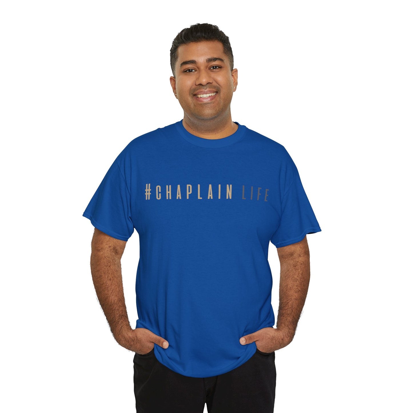 #Chaplain Life Hashtag Tee 1  by Chaplain Life®