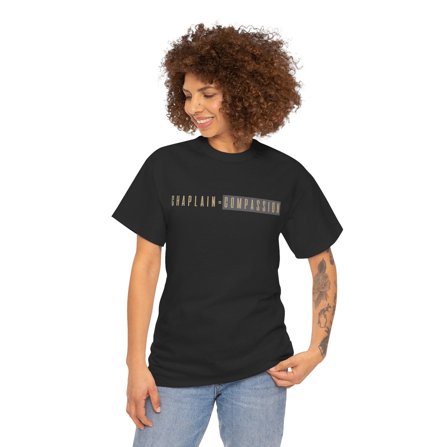 Chaplain = Compassion T-shirt - by Chaplain Life®