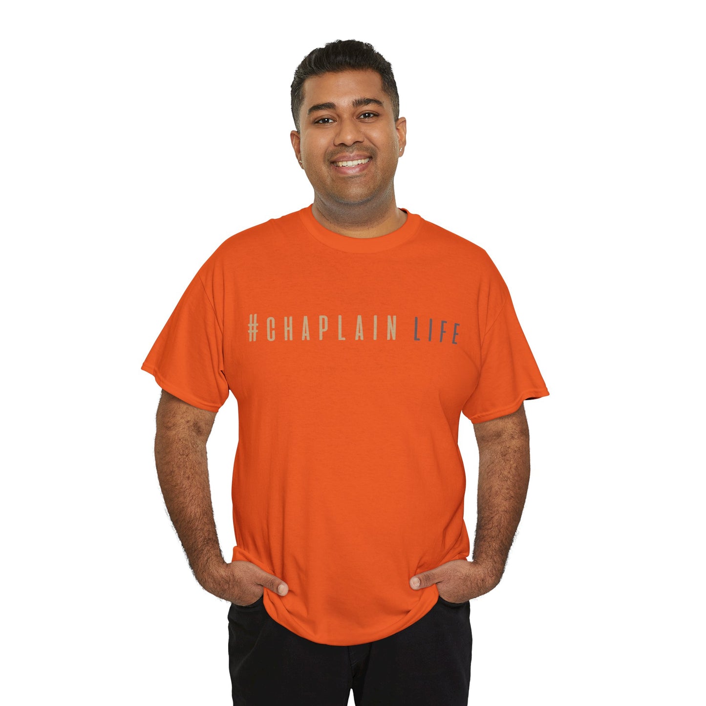 #Chaplain Life Hashtag Tee 1  by Chaplain Life®