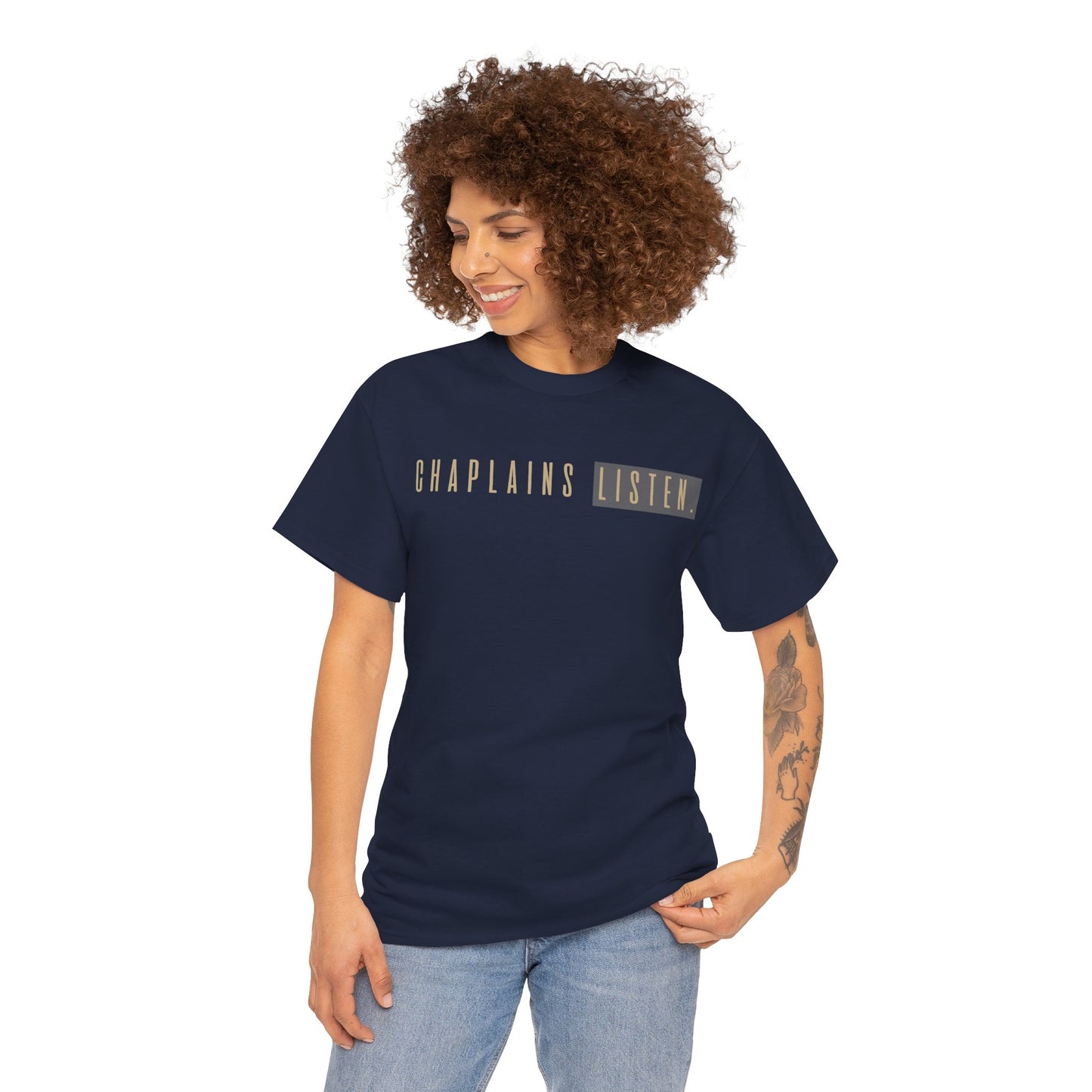 Chaplains Listen Tee - Unisex Heavy Cotton