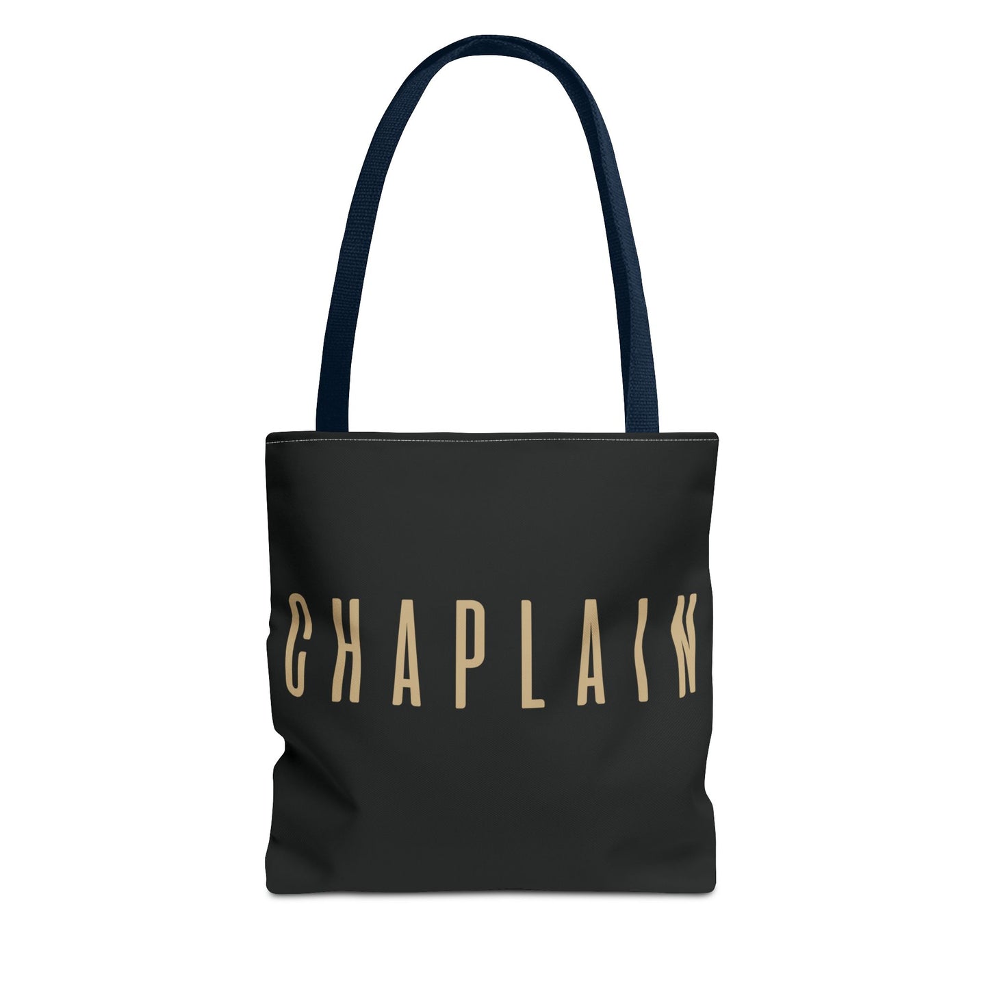 Chaplain Tote Bag — Black Gold Minimalist Carryall