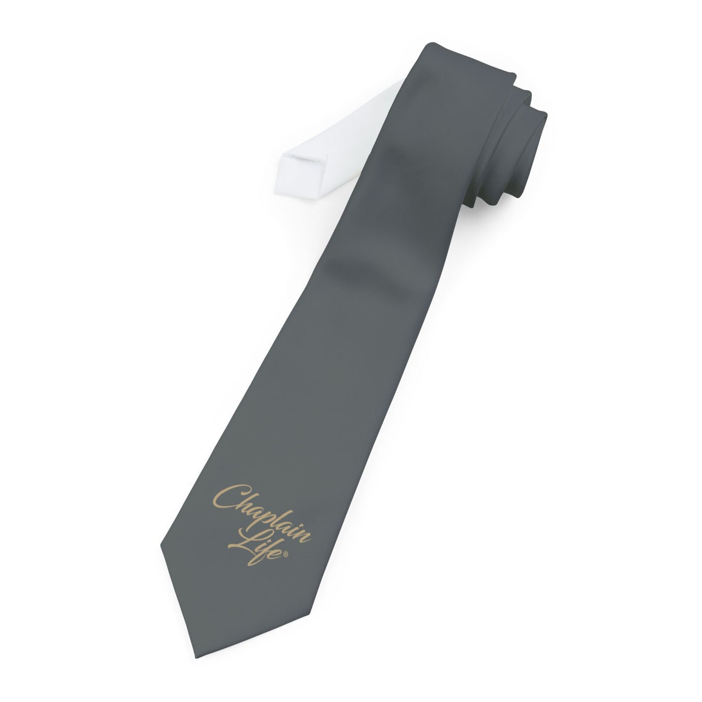 Elegant Necktie with 'Chaplain Life' Design