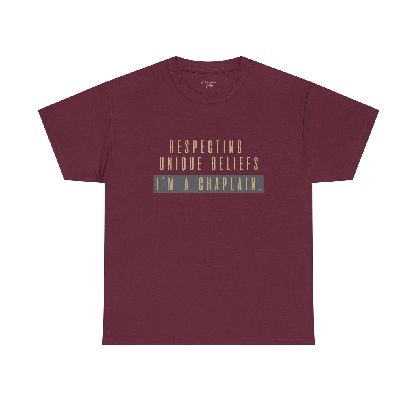 Respecting Unique Beliefs Tee - by Chaplain Life®