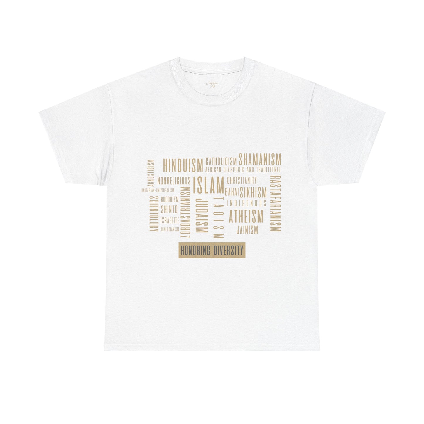 World Faith Diversity T-Shirt - by Chaplain Life®