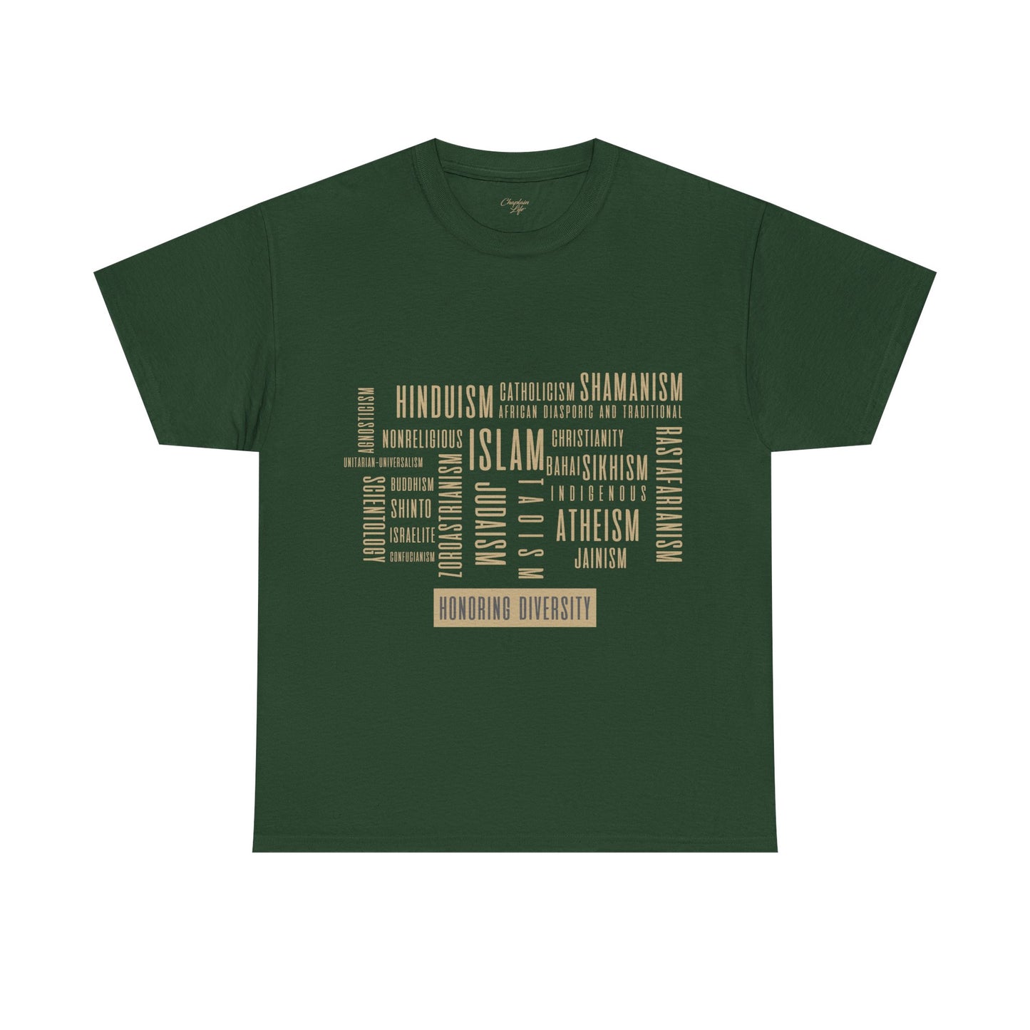 World Faith Diversity T-Shirt - by Chaplain Life®