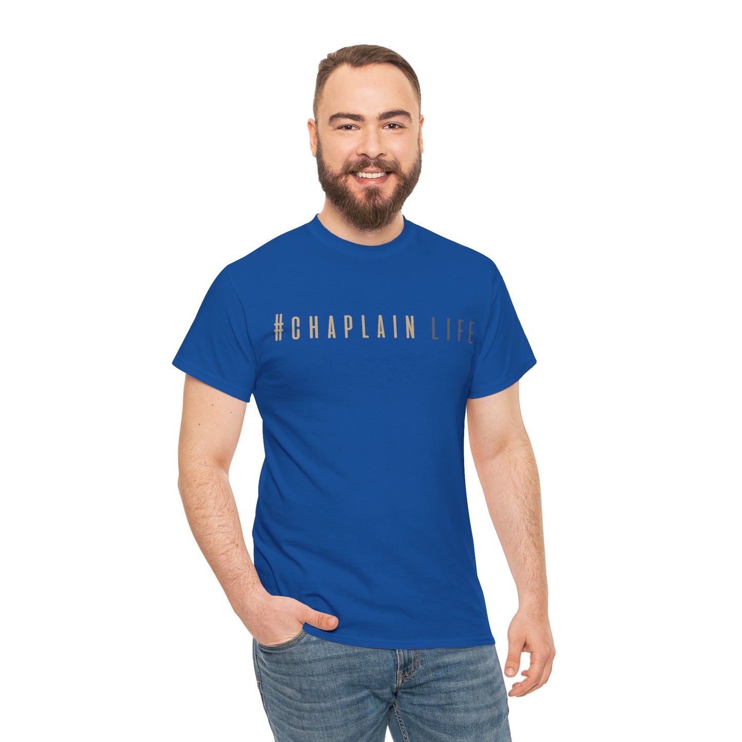 #Chaplain Life Hashtag Tee 1  by Chaplain Life®