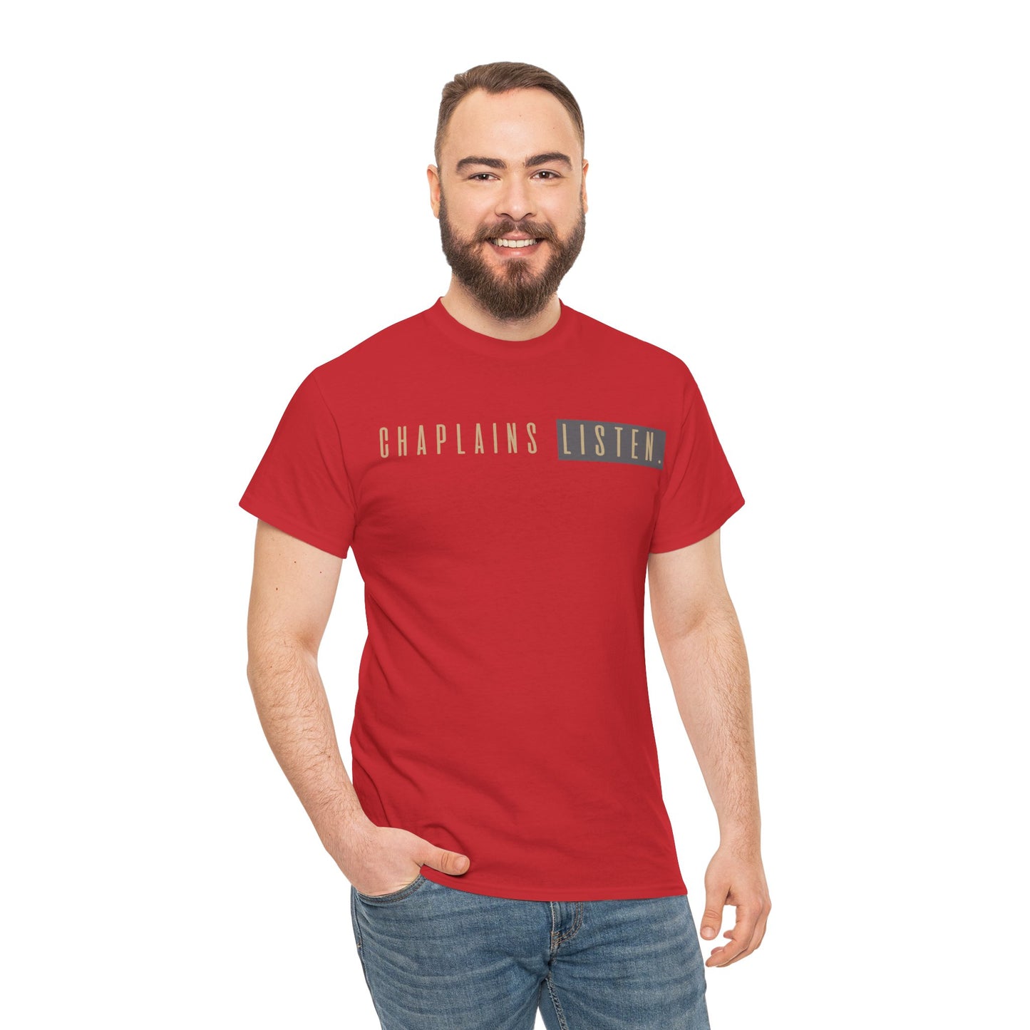 Chaplains Listen Tee - Unisex Heavy Cotton