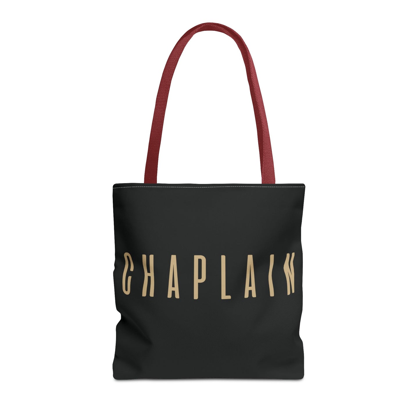 Chaplain Tote Bag — Black Gold Minimalist Carryall