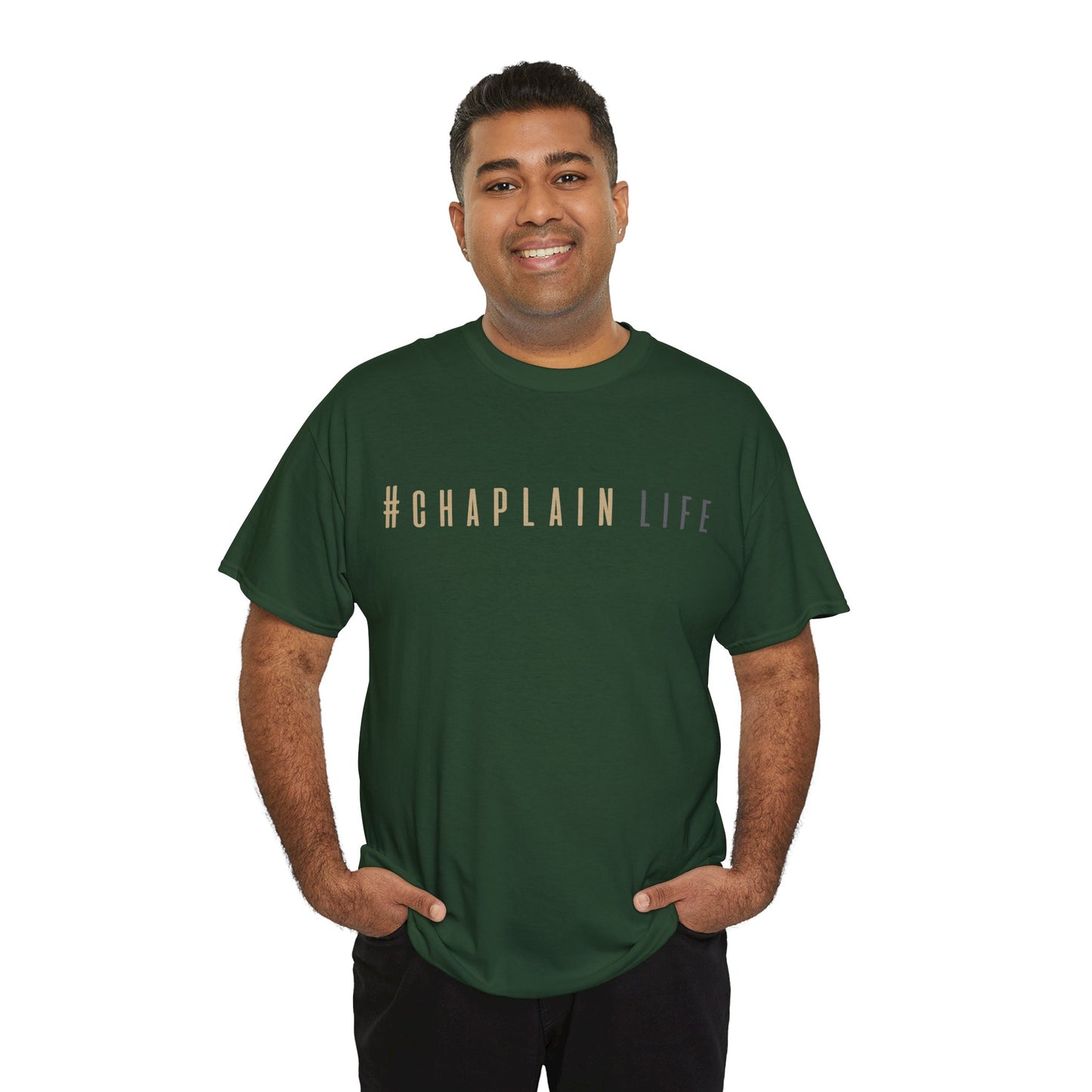 #Chaplain Life Hashtag Tee 1  by Chaplain Life®