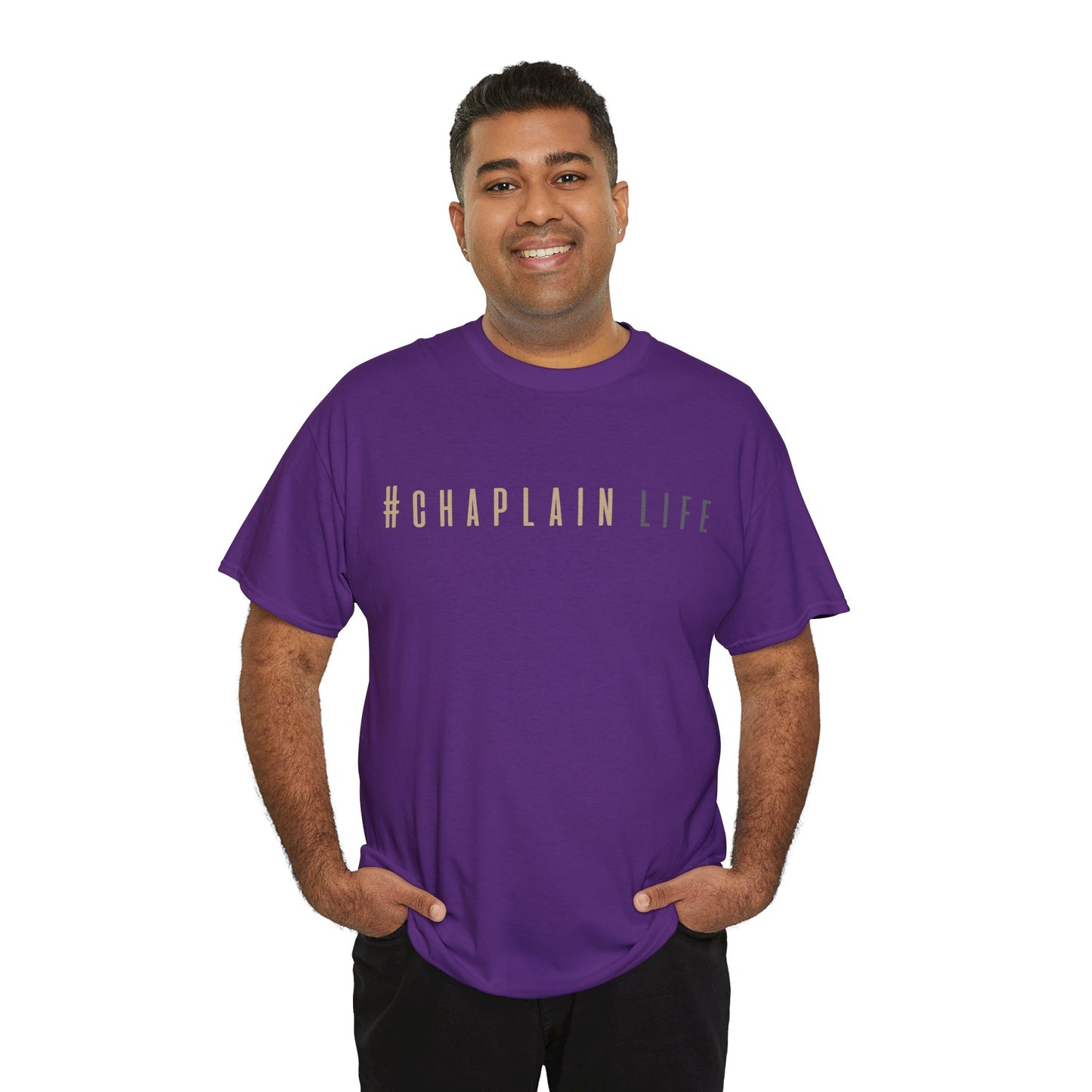 #Chaplain Life Hashtag Tee 1  by Chaplain Life®