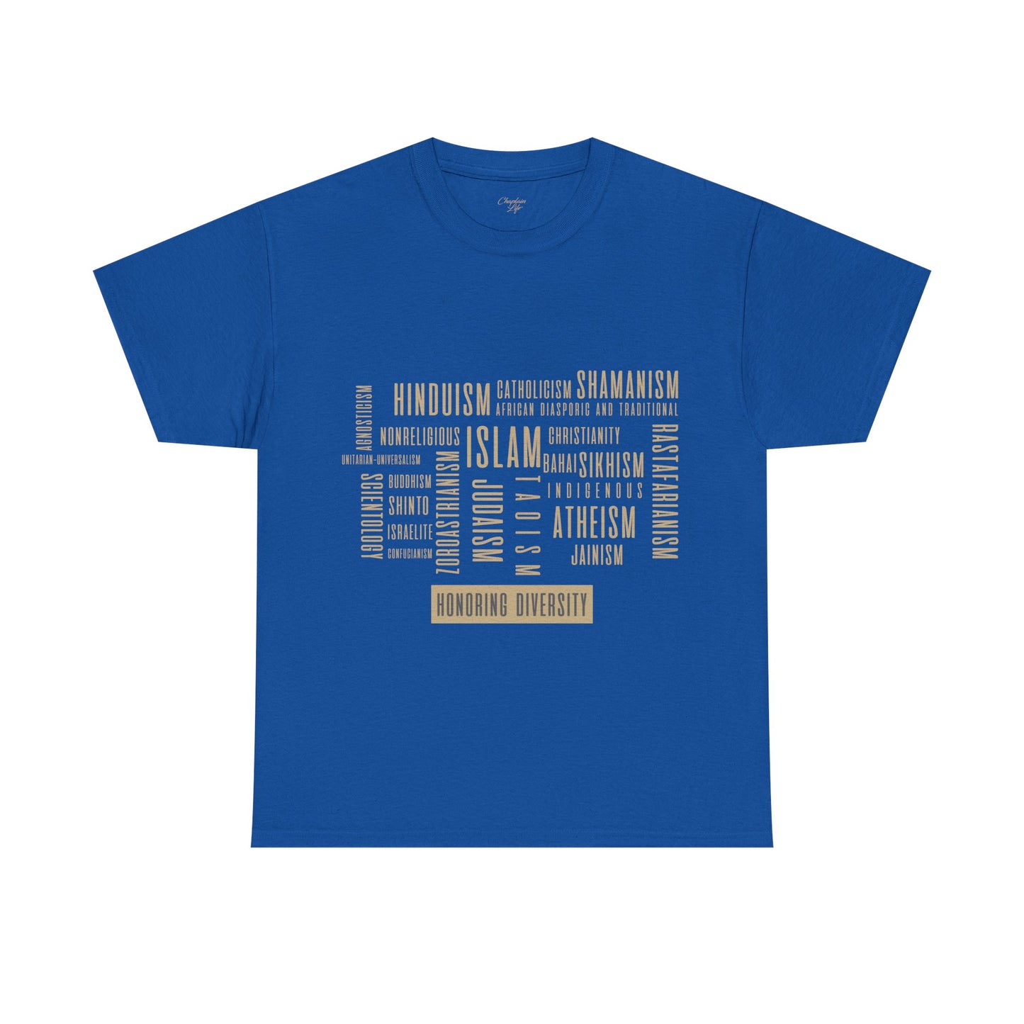World Faith Diversity T-Shirt - by Chaplain Life®