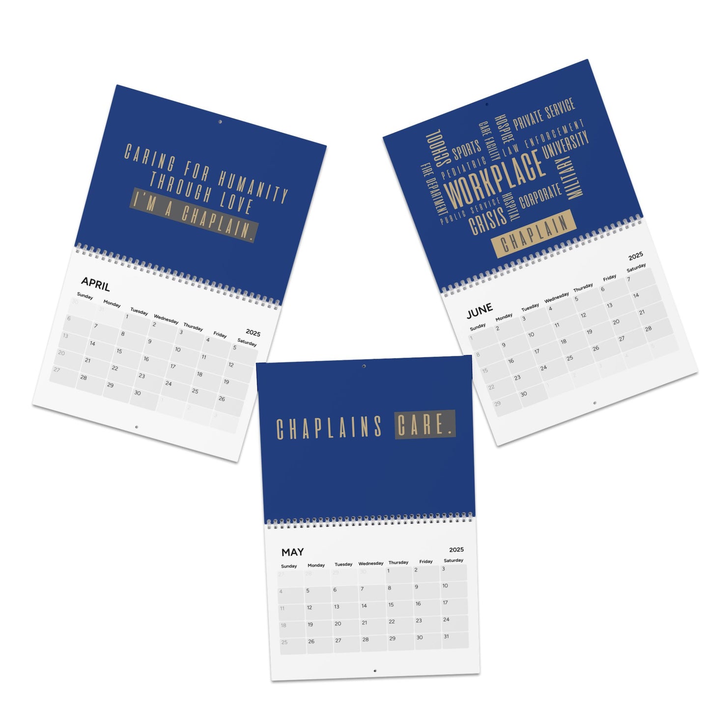 2025 Chaplain Life Calendar - Inspirational & Motivational Monthly Planner