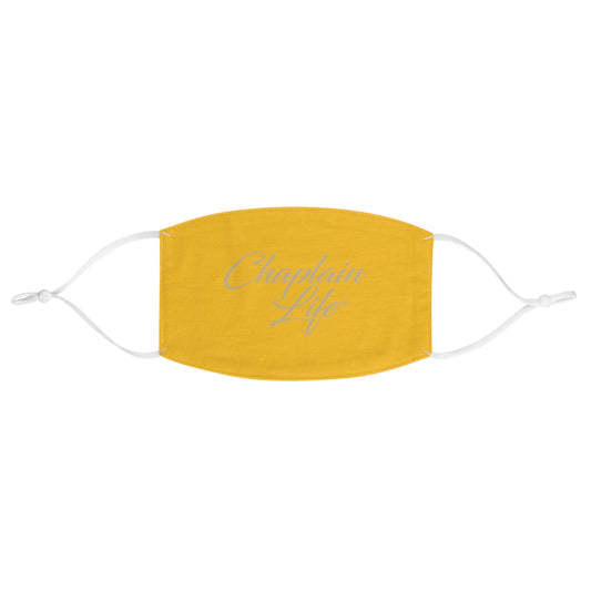 Chaplain Life® Fabric Face Mask, Golden.