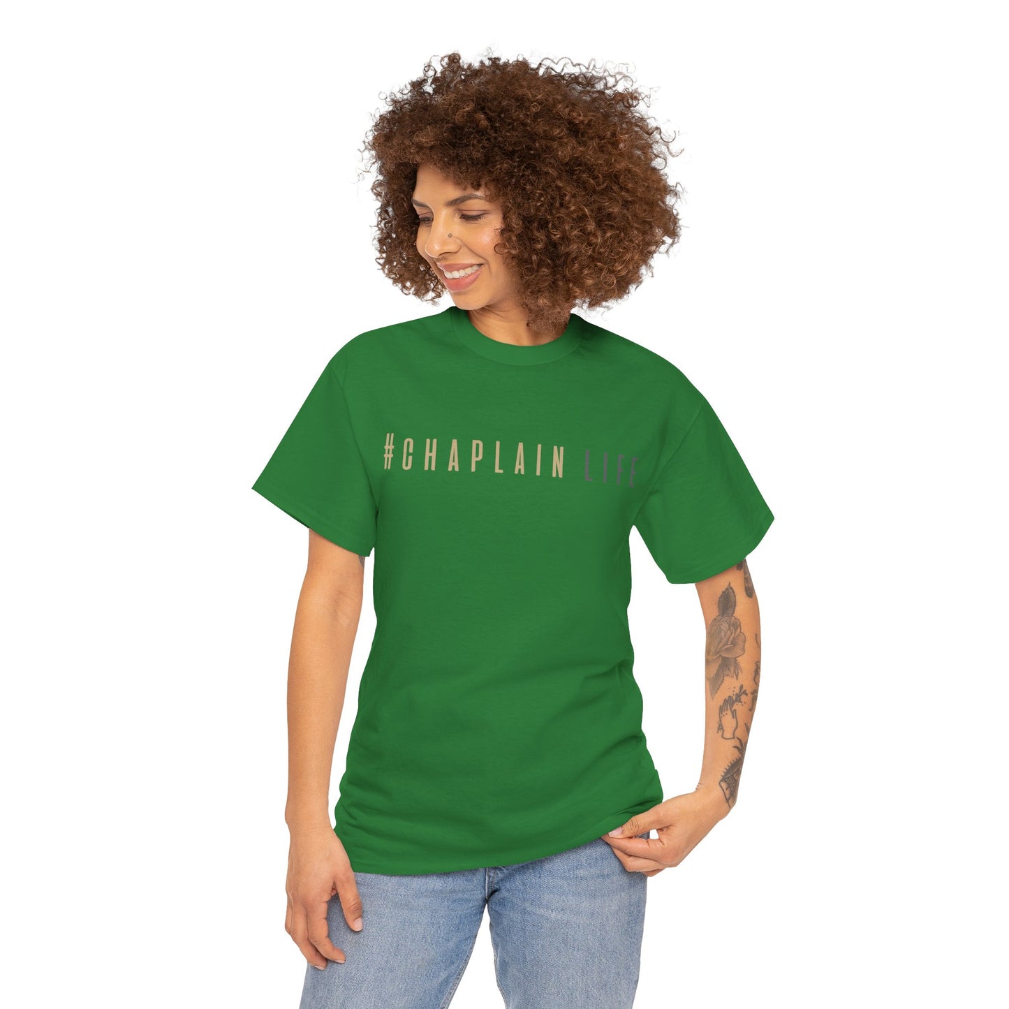 #Chaplain Life Hashtag Tee 1  by Chaplain Life®