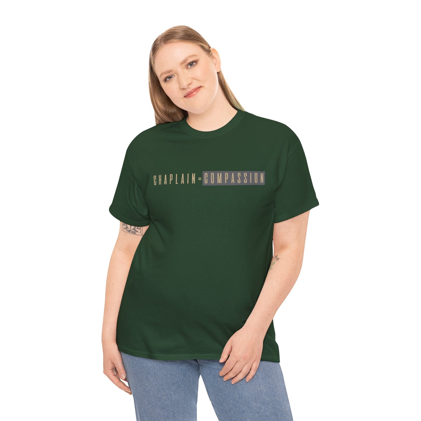Chaplain = Compassion T-shirt - by Chaplain Life®