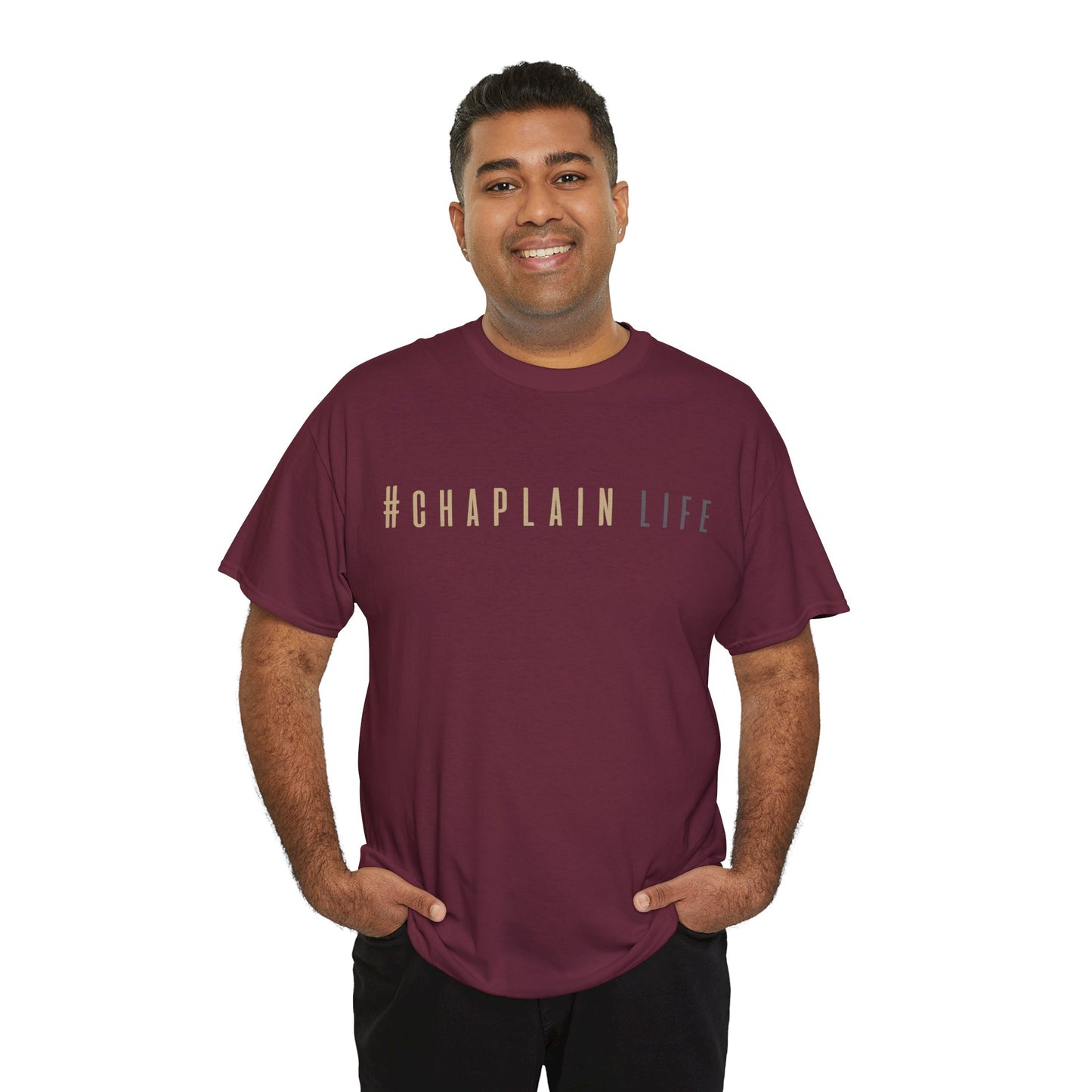 #Chaplain Life Hashtag Tee 1  by Chaplain Life®