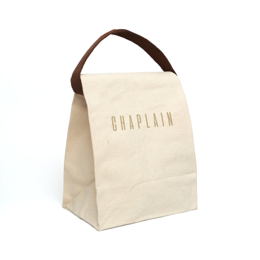 Personalized Canvas Lunch Bag for Chaplains - Eco-Friendly Tote with Strap