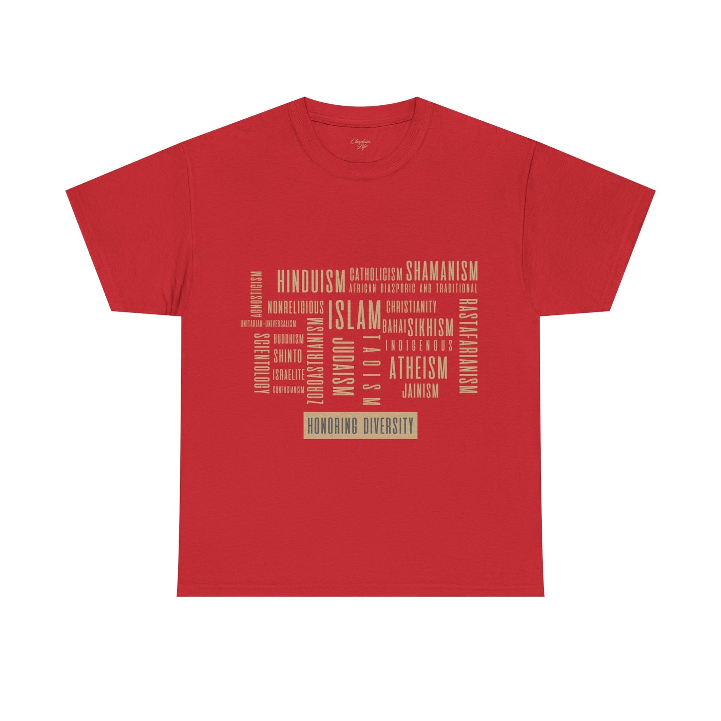 World Faith Diversity T-Shirt - by Chaplain Life®
