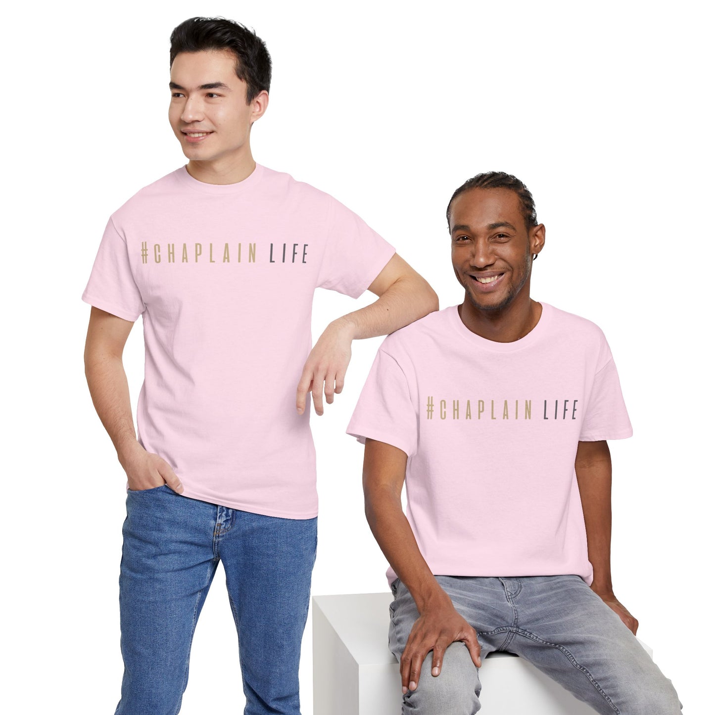 #Chaplain Life Hashtag Tee 1  by Chaplain Life®