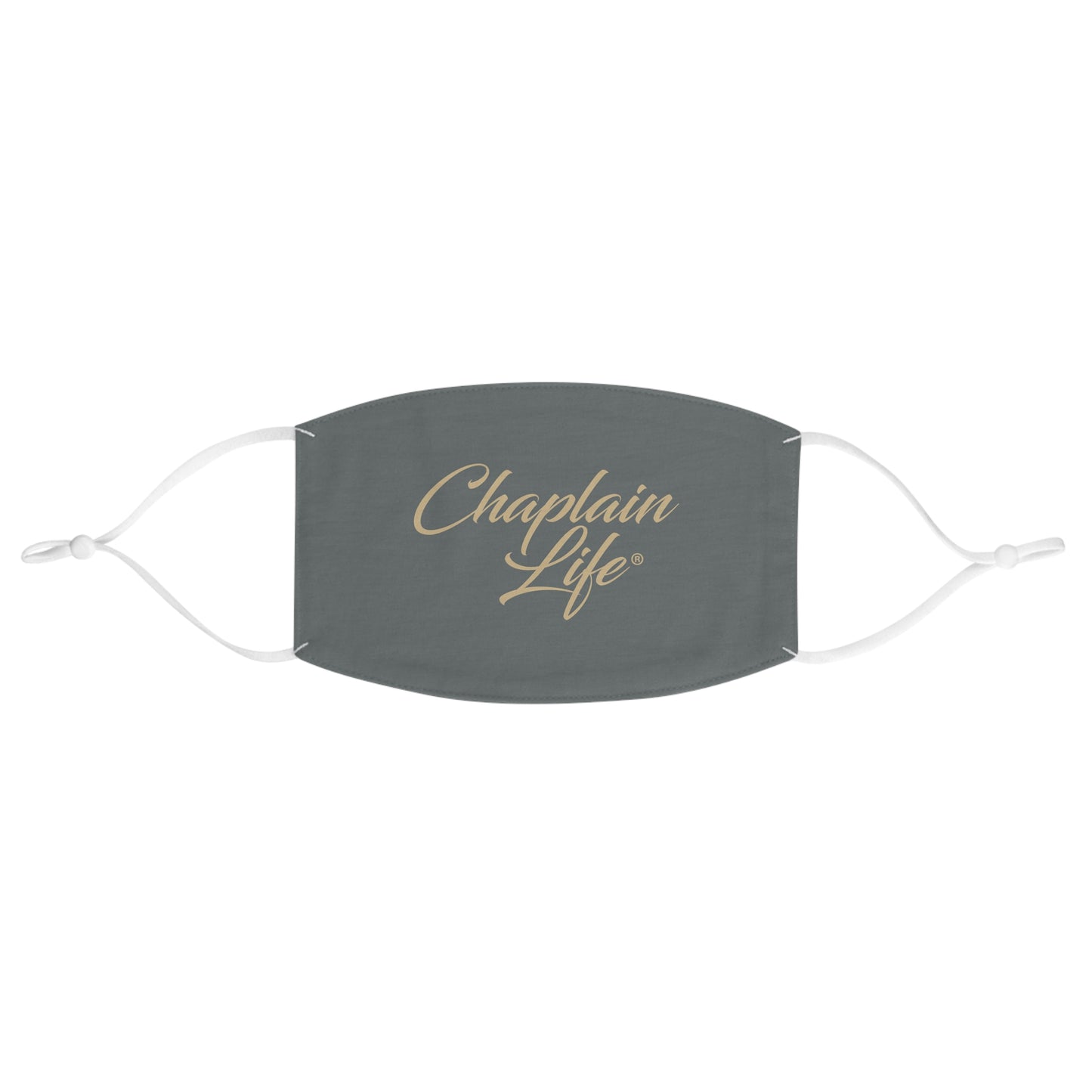 Chaplain Face Mask, Gray. - by Chaplain Life®
