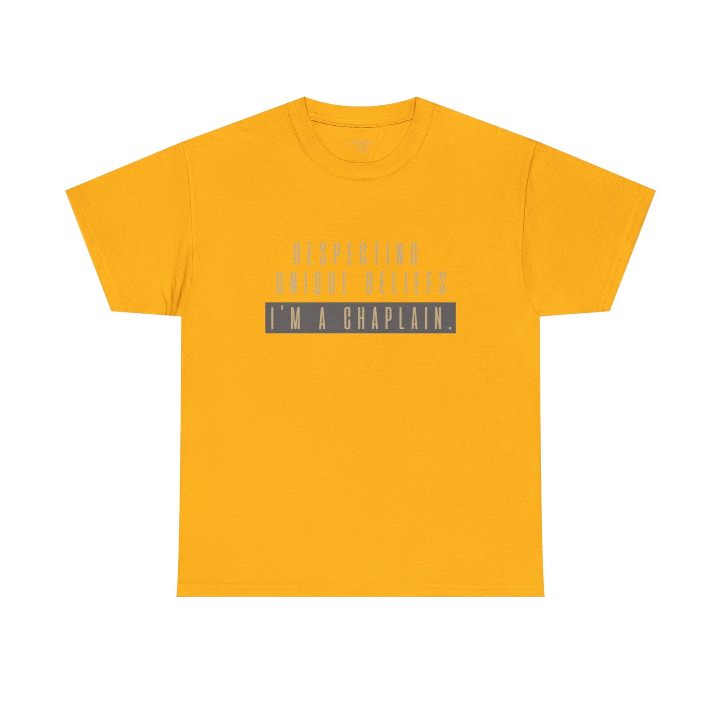 Respecting Unique Beliefs Tee - by Chaplain Life®