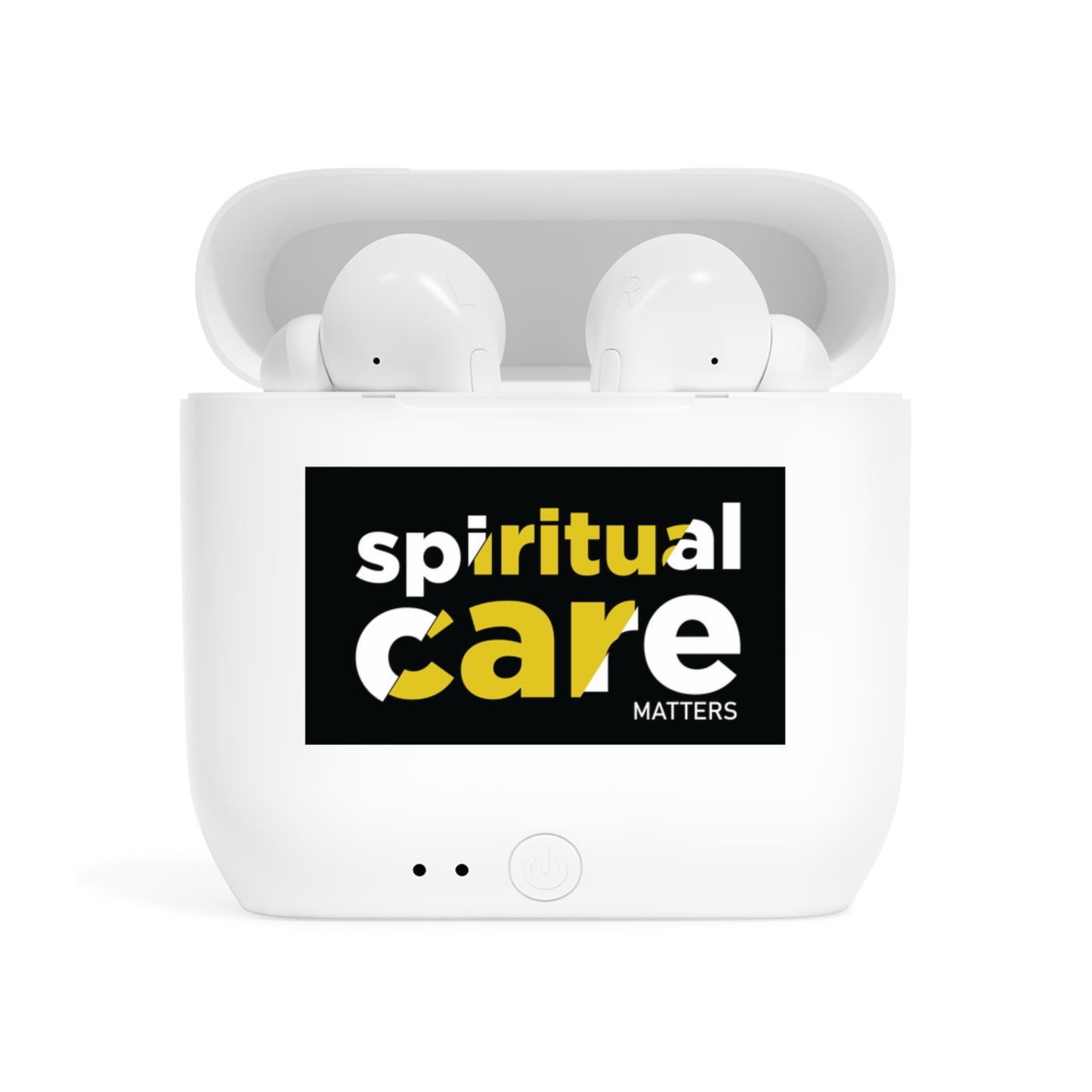 Wireless Earbuds — Spiritual Care Matters Charging Case