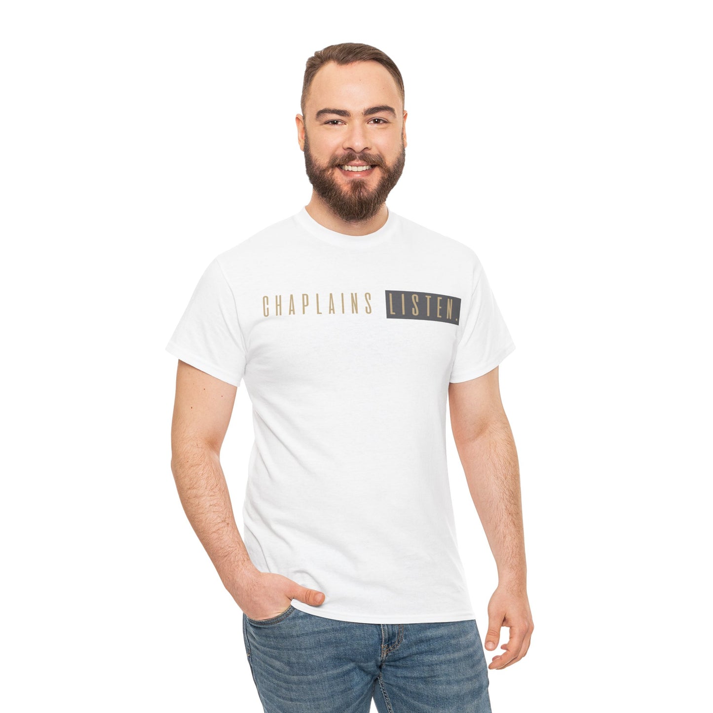 Chaplains Listen Tee - Unisex Heavy Cotton